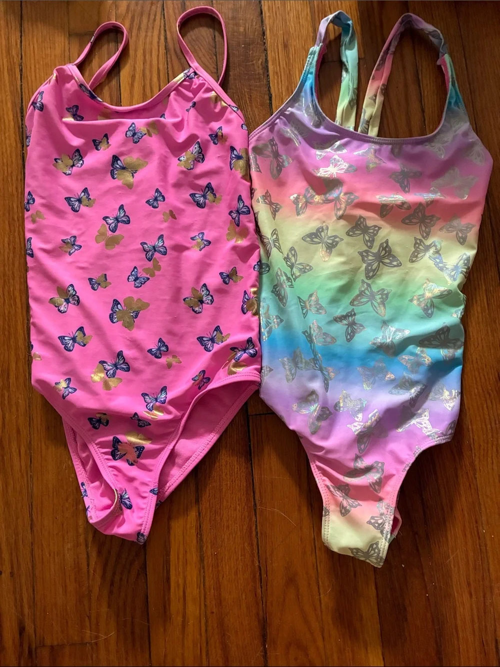 Girls One-Piece Butterfly Swimsuits